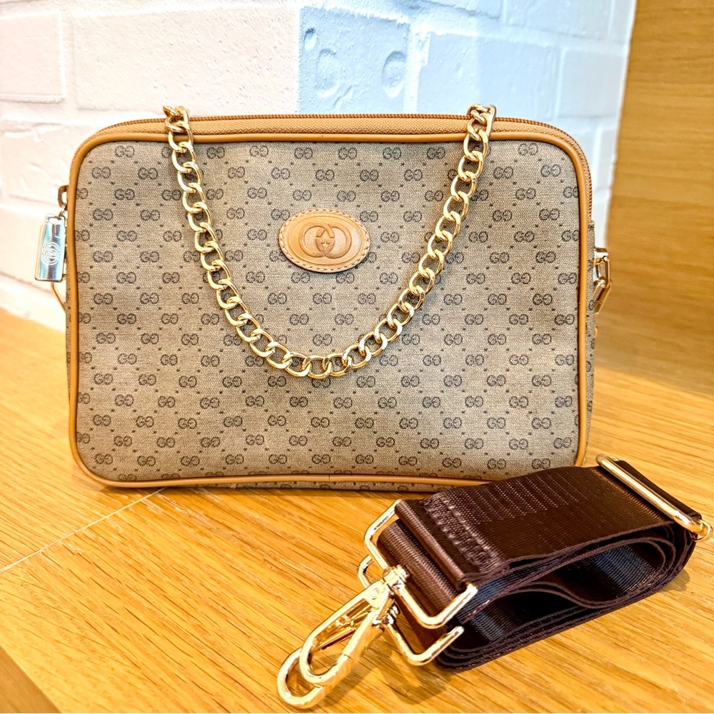 Gucci Authentic Vintage Micro Monogram Crossbody … - image 1